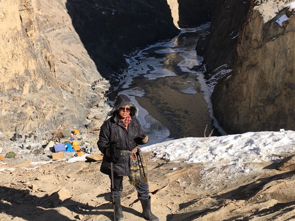 Republic Day Celebration at Chadar Trek- A Thrilling Saga of Treena!