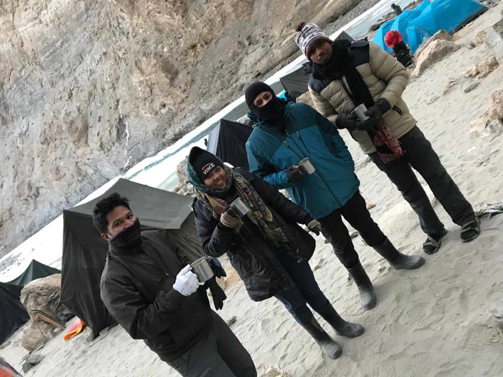 Republic Day Celebration at Chadar Trek- A Thrilling Saga of Treena!